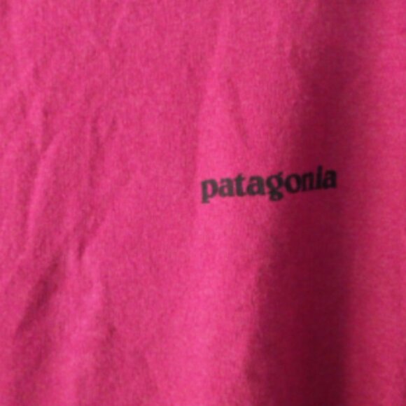 Patagonia Men’s T-Shirt Sz XL Red Purple Logo Graphic Print Short Sleeve Cotton - Picture 6 of 9